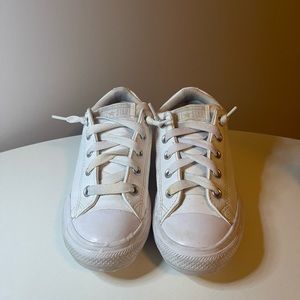 Leather Converse